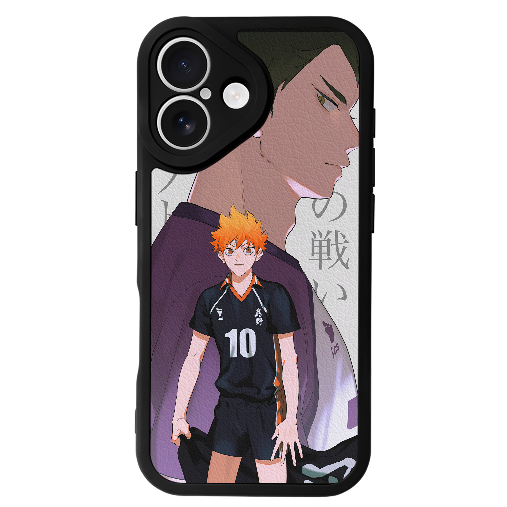 （画像用） ハイキュー!! Haikyu!! 【iPhone 16シリーズ対応】シリコンスマホケース（レザー調） 材質：シリコン